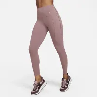 Nike Universa жіноча Medium-Support З високою талією 7/8 лосіни з кишенямиколір фіолетовий