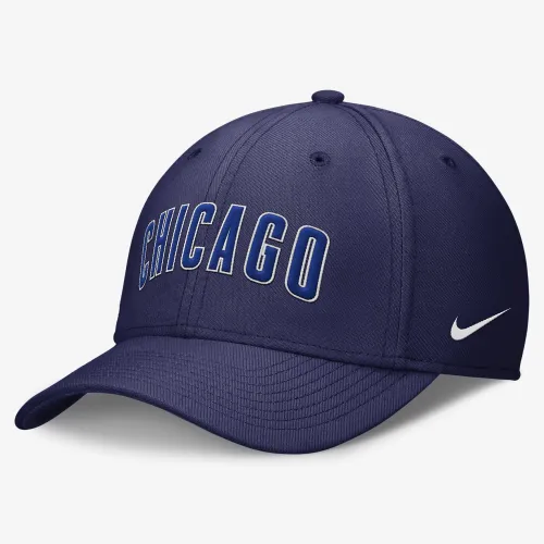 Chicago Cubs Primetime Swoosh мужские Nike Dri-FIT MLB Hat синий