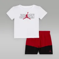 Nike Jordan Baby 2-Piece Stacked Mixed набор цвет красный