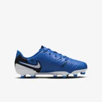 Nike Jr. Tiempo Legend 10 Club Little/Big детские Multi-Ground Low-Top футбольные бутсы синий