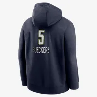 Paige Bueckers Dallas Wings Club Nike WNBA Fleece Pullover Толстовка с капюшоном синий