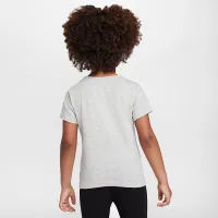 Nike Essentials Little дитячі Graphic футболка колір сірий