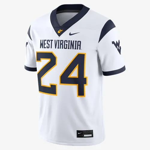 West Virginia Mountaineers чоловічі Nike Dri-FIT College Game Jersey колір білий
