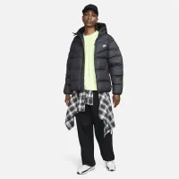 Nike Windrunner PrimaLoft® мужские Storm-FIT Hooded Puffer Куртка цвет черный