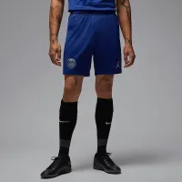 Nike Paris Saint-Germain 2025 Stadium Fourth мужские Jordan Dri-FIT Soccer Replica шорты синий
