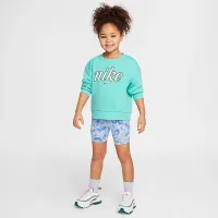 Nike Flow-Ral Little детские Printed Bike шорты синий