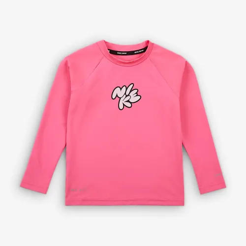 Nike Swim Hydroguard Little детские (Girls') Long-Sleeve футболка Pink