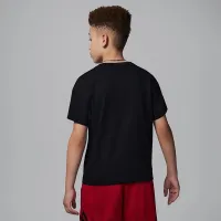 Nike Air Jordan 1 Big дитячі Patch футболка колір чорний