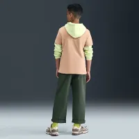 Nike Sportswear Big дитячі футболка колір коричневий