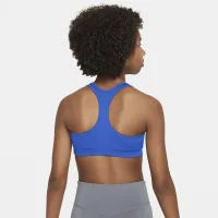 Nike Swoosh Big детские (Girls') Sports Bra синий