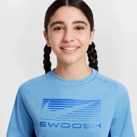 Nike Multi Big детские (для мальчиков) Dri-FIT Short-Sleeve Top синий