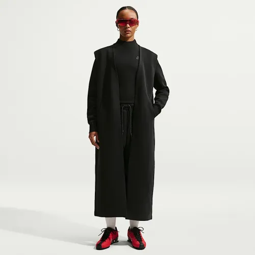 Nike Sportswear Tech Fleece жіноча оверсайз Sleeveless Duster колір чорний