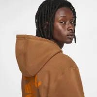 Nike Sportswear Club мужские Толстовка с капюшоном цвет коричневый