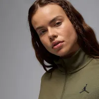 Nike Jordan женская Knit Куртка цвет зеленый