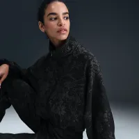 Nike Sportswear Collection женская оверсайз Jacquard Track Куртка цвет черный