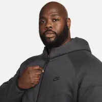 Nike Sportswear Tech Fleece Windrunner мужские Full-Zip Толстовка с капюшоном цвет серый