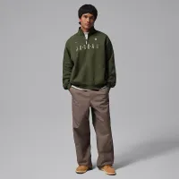 Nike Jordan Flight мужские Graphic Fleece 1/4-Zip цвет зеленый