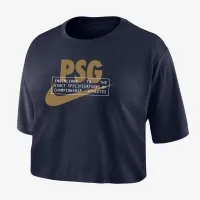 Paris Saint-Germain жіноча Nike Dri-FIT Soccer Cropped футболка блакитний