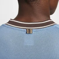 NikeCourt Heritage чоловічі Short-Sleeve Tennis Top блакитний