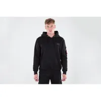 Кофта/футболка Alpha Industries Back Print Hoodie 17831803 -  Черная