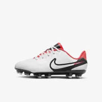 Nike Jr. Tiempo Legend 10 Academy Little/Big детские Multi-Ground Low-Top футбольные бутсы цвет белый