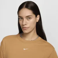 Nike Sportswear Essential женская футболка цвет коричневый