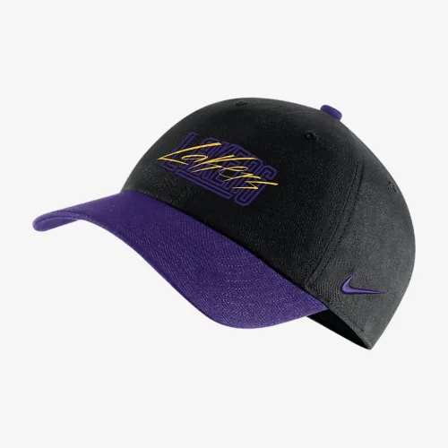 Los Angeles Lakers Heritage86 Nike NBA Adjustable Hat Black