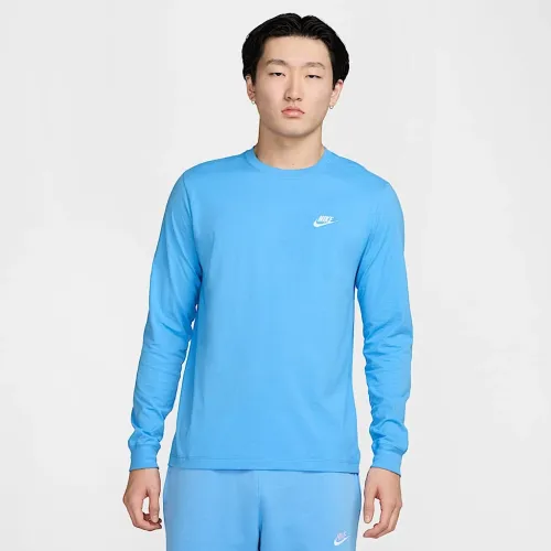 Nike Sportswear Club чоловічі Long-Sleeve футболка блакитний