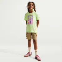 Nike Sportswear Big дитячі футболка колір зелений