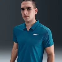 NikeCourt Slam чоловічі Dri-FIT ADV Tennis Polo блакитний
