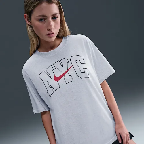 Nike Sportswear Essential женская футболка цвет коричневый