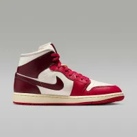 Nike Air Jordan 1 Mid женская Кроссовки цвет белый