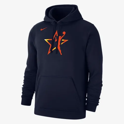 WNBA 2025 All-Star Weekend Club чоловічі Nike Fleece Pullover Толстовка з капюшоном блакитний