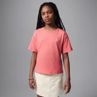Nike Jordan Brooklyn Essentials Big дитячі футболка Pink