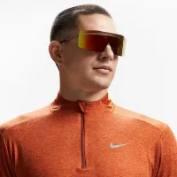 Nike Echo Shield Mirroколір червоний Sunglasses колір коричневий