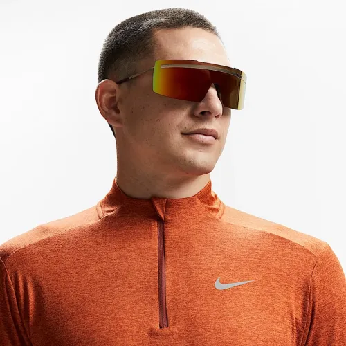 Nike Echo Shield Mirroколір червоний Sunglasses колір коричневий