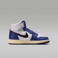 Nike Air Jordan 1 High OG Big детские Кроссовки цвет белый