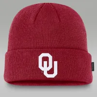 Oklahoma Sooners Sideline Terra чоловічі Nike College Cuffed Beanie колір червоний