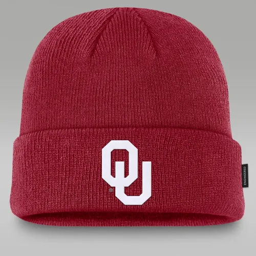 Oklahoma Sooners Sideline Terra чоловічі Nike College Cuffed Beanie колір червоний