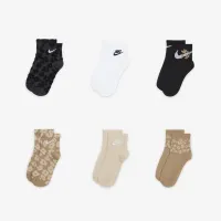 Nike Little детские Fashion Ankle носки (6 пары) многоцветный