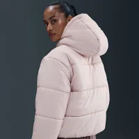 Nike Sportswear Classic Puffer женская Therma-FIT Loose Hooded Куртка Pink