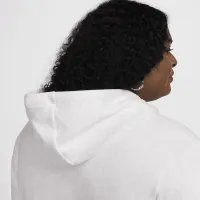 Nike Sportswear Club Fleece жіноча Pullover Толстовка з капюшоном (великі розміри) колір коричневий