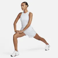 Nike Dri-FIT One Luxe женская Cropped Tank Top синий