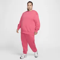 Nike Sportswear Phoenix Fleece женская С высокой Талией оверсайз Sweatpants (большие размеры) Pink