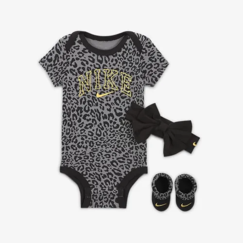 Nike Swoosh Spirit Baby 3-Piece Boxed комплект колір чорний