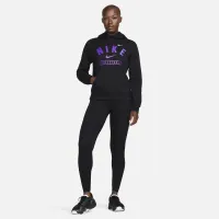 Nike женская волейбольные Pullover Толстовка с капюшоном цвет черный