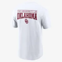 Nike Oklahoma Sooners Primetime Wordmark чоловічі Jordan College футболка колір білий