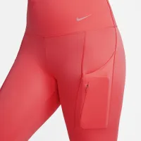 Nike Go женская Firm-Support С высокой Талией 7/8 лосины с карманамицвет красный