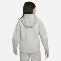 Nike Sportswear Tech Fleece Big дитячі (Girls') Full-Zip Толстовка з капюшоном колір сірий