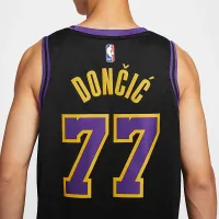 Los Angeles Lakers City Edition мужские Nike Dri-FIT NBA Swingman Jersey цвет черный